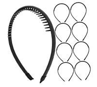 WRITWAA 18piezas Diademas Finas De Tela Con Peine De Dientes Antideslizantes Para Niñas Para Uso Diario y Fiestas