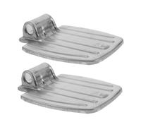 WRITWAA 1par Pedales De Reposapiés De Metal Para Sillas De Ruedas Accesorios Ajustables y Resistentes Plataforma Para Ancianos Hospitales y