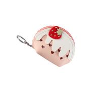 WRITWAA 1pieza Monedero De Fresa Cartera para Niñas Bolsa De Almacenamiento De Monedas y Tarjetas para Viajes y Fiestas