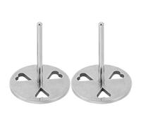 WRITWAA 2 brocas planas para uñas: disco de lijado para amoladora eléctrica de pies, broca para uñas - cabezal de repuesto para lima de pies para eliminar la piel seca y agrietada - adecuado para el