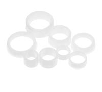 WRITWAA 2 Juegos de Casquillos Reductores para Muelas Abrasivas Adaptadores de Plástico para Muela de Amoladora de Banco Ajuste Preciso y 9-12 MM Resistentes y Duraderos para Uso