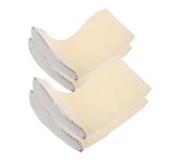 WRITWAA 2 pares Forro Cálido para Botas de para Mujer Calcetines Gruesos y Suaves Forro Desmontable para Botas de Trabajo y Paseo Cómodo y Fácil de Limpiar