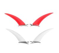 WRITWAA 2 Pares Horquillas para Halloween con Cuernos de Rojos y Blancos Clips de Pelo de Plástico para Fiesta de Disfraces Accesorios Livianos y Resistentes al Desgaste