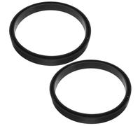 WRITWAA 2 Piezas Base para Botella Soporte para Tanque de Exterior de Plástico Negro, Anillo Estabilizador para Cilindro y Gas, Portátil para Cocina al Aire Libre y RV