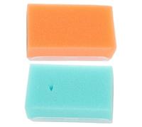 WRITWAA 2 Piezas cepillo de champú para bebés pincel de la tapa de la cuna cepillo de masaje cepillos para el cabello de cepillo sensorial para esponja