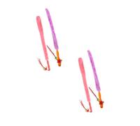 WRITWAA 2 Piezas Cepillo de Guzheng limpieza guqin cepillo limpio guzheng cepillo para polvo guqin cepillo de limpieza limpiador de instrumentos cepillo limpio guqin Madera Color Aleatorio