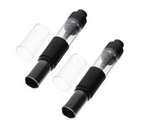 WRITWAA 2 Piezas Cepillo Para Botellas De Embalaje Cepillo De Contorno De Reloj De Arena De Rubor Líquido De Maquillaje Corporal Mcobelleza Duende Black El Plastico