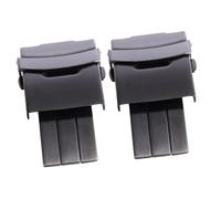 WRITWAA 2 Piezas Cierre De Correa De Reloj De Acero Inoxidable Cierre De Banda De Reloj Hebilla De Conexión Correa De Reloj Hebilla Cierre De Reloj Hebilla De Reloj Black