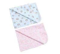 WRITWAA 2 Piezas Compresas Impermeables Prueba de Fugas Incontinencia Menstrual para Adultos Almohadillas Lavables para Cojín Cambiador Lavable Cojín Cambiador Reutilizable para Dormir