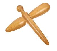 WRITWAA 2 Piezas De Herramientas De Masaje Tratamiento De Acupresión Dedos Meridiano Gatillo Punción Punto De Acupuntura Rodillo Muscular Palos Masajeadores De Mano