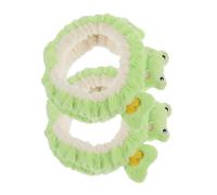 WRITWAA 2 Piezas Diademas De Rana Diadema De Spa Para Lavarse La Cara Para Mujer Accesorios De Peluche Cuidado Piel
