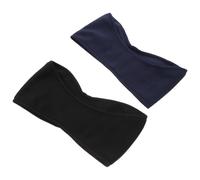 WRITWAA 2 piezas Diademas Térmicas Deportivas Unidades Banda Elástica para Cabeza con Orejeras Integrales Calentador de Oídos para Ciclismo Esquí y Running Unisex Invierno