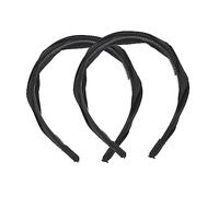 WRITWAA 2 Piezas Diademas Trenzadas Estilo Retro Cruz Retorcida Adorno Cabello Diadema Vintage para Niñas