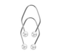 WRITWAA 2 Piezas Entrenador De Hoyuelos Ejercitador De Músculos Faciales Dispositivo De Ejercicio De Hoyuelos Moldeador De Hoyuelos Para Mujer Entrenador Facial Acero Inoxidable