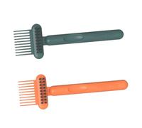 WRITWAA 2 Piezas Limpiador de Cepillos de Cabello Herramienta de Limpieza para Peines y Cepillos Accesorio Práctico y Conveniente