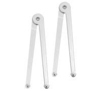 WRITWAA 2 Piezas Llave Ajustable para Amoladora Angular de Acero Mandíbula Regulable y Diámetro de Pasador Variable para Desmontaje Cómodo y Profesional