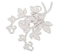WRITWAA 2 Piezas Molde de Corte en Acero al Carbono para Cortes Precisos y Afilados Diseño de Ramas y Hojas en Papel Cartón, Adecuado para Álbumes y Scrapbooking DIY