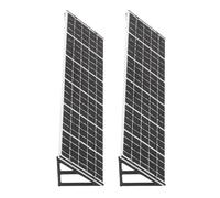 WRITWAA 2 Piezas Panel Solar Decorativo en Pla Negro para Maqueta Arquitectónica Simulación Realista de Carretera, Adecuado para Aulas y Usos Educativos