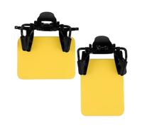 WRITWAA 2 Piezas Parches Oclusores Amarillos para Gafas de Tiro Clip Abs para Entrenamiento Preciso y Uso Cómodo en Procedimientos de Optometría y Tiro Deportivo