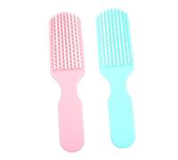 WRITWAA 2 Piezas Peine De Peluquería Para Peinar Peine Desenredante De Cabelludo Para Champú Para Cabello Húmedo y Seco