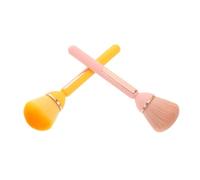 WRITWAA 2 Piezas Pincel De Maquillaje Forma De Loto Brocha Para Polvos De Maquillaje Brocha Para Colorete Para Aplicar Polvos Sueltos y Colorete El Rostro Mango Para Mayor Control Viaje