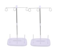 WRITWAA 2 Piezas Soporte para Carretes de Hilo de Coser de Organizador Giratorio para Máquina de Coser Soporte Compacto para Conos de Hilo para Bordado y Patchwork Doméstico