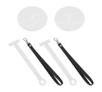 WRITWAA 2 Piezas Soporte Portátil y Compartimentos Estructura Giratoria para Tijeras de Acrílico Blanco para Hilo de Ganchillo Adecuado para Viajes y Manualidades
