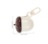 WRITWAA 2 Piezas Unidades Bálsamo Labial Infantil con Forma de Castaña Hidratante Nutritivo No Graso para Niñas Escolar y Exterior Manzana y Limón