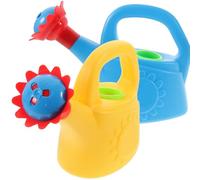 WRITWAA 2 Regaderas Pequeñas para Niños - Regadera de Plástico para Jardín con Boquilla en Forma de Flor - Mini Adorables para Niños, Juguetes de Baño, Guardería, Jardinería Educativa