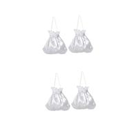 WRITWAA 2 Series Bolsa De Dulces Favor Huéspedes Dama De Honor Envolturas Playa Bolso De Novia Boda Cosas De La Boda Para La Novia Decoraciones De Fiesta De Bodas Tela 2 Piezas*2