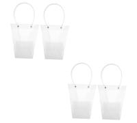 WRITWAA 2 Series Bolso De Mano Bolsa De Bolso Porta Ramo Bolso Claro Bolsas Páginas Transparente 2 Piezas*2