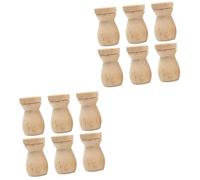 WRITWAA 2 Series Botella De Aceite Esencial Difusores Para Aceites Esenciales Colgante De Perfume De Coche Básico Colgante Difusor De Aceite Para Coche Madera 6 Piezas*2