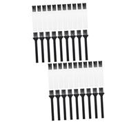WRITWAA 2 Series Cepillos De Limpieza De Plástico Para Recortadoras Y Afeitadoras Herramienta Multifuncional Para Eliminar Y Suciedad Salones Personal 30 Piezas*2