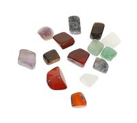 WRITWAA 2 series Piedras De De Cristal Resistentes Al Desgaste De Color Irregular Con Forma De Guijarro Para Equilibrar Los Chakras Delicada Piedra 14 piezas x 2