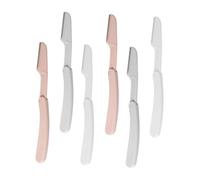 WRITWAA 2 Series Recortador De Cejas Plegable Eyebrow Contouring Eyebrow Razor Maquinillas De Afeitar Faciales Para Mujeres De Afeitar Hoja De Acero Inoxidable 6 Piezas