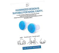 WRITWAA 2 Unidades Dispositivo Nasal Tapón Antironquidos Nasal Mejora Respiración para Dormir Tranquilo con Estuche Portátil y Diseño Cómodo para Uso