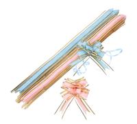 WRITWAA 20 Piezas Arco Decorativo De Arte Latte Arco para Envoltura De Tirar De Lazos para Envolver Lazo De Cinta De Boda Lazo De Lazos De Boda El Plastico