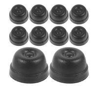 WRITWAA 20 Piezas de Pies de Equipaje de Plástico Resistentes, Accesorios para Bolsos de Viaje, Patas Inferiores Compactas para Reparación y Reemplazo en Mochilas y Maletas