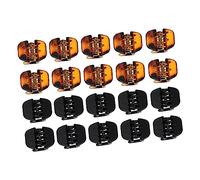 WRITWAA 20 Piezas Empuñadura Pequeña Delgado Pinzas Para El Cabello Pequeñas Garra Clips De Cabello Para Peinar Chicas Pequeño Apretones Mandíbula Edad De Adolescencia Quebrar Acrílico