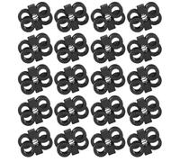 WRITWAA 20 Piezas Hebillas Fáciles de Usar para Cordones de Zapatos Antideslizantes Cierre Rápido, Plástico y Acero Pvc para Zapatillas de Baloncesto y