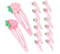 WRITWAA 20 piezas Horquillas para Niñas Diseño Pinzas Decorativas Surtido Rosa y Oscuro Accesorio Cabello Versátil y Seguro para Tipo de Pelo