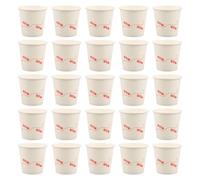 WRITWAA 200 mini vasos de papel: 50 ml (1,7 oz), desechables, aptos para alimentos, a prueba de fugas, ideales para degustaciones, espresso, café, postres, vino, bebidas frías y calientes y enjuague