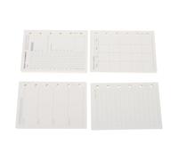 WRITWAA 200 recambios de hojas sueltas perforadas A7: Páginas de agenda de 6 agujeros para carpeta - Insertos de agenda diaria, semanal y mensual sin fecha, recambio de lista de tareas para