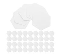 WRITWAA 200 Unidades Plantilla de Papel para Patchwork Formas Hexagonales Negras, Herramienta para Colcha de Retazos que Simplifica Técnicas de Acolchado para Proyectos de Patchwork