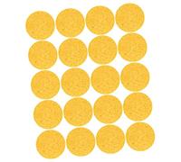 WRITWAA 20piezas Borla de Esponja Facial Limpiadora de Algodón Pulpa de Madera Esponjas Exfoliantes Desmaquillantes para Maquillaje
