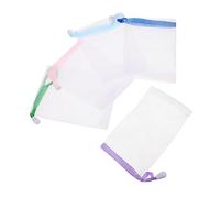 WRITWAA 20piezas Jabón Espumante Con Redes De Malla Para Limpieza Facial Generadoras De Burbujas Uso Práctico Para Piel Suave Colores Aleatorios