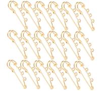 WRITWAA 20piezas Pasador De Hebilla De Anillo Antiexposición Imperdibles Pequeños De Moda Reemplazos Para Ropa De Mujer Joyas Decorativas Para Bufandas y Suéteres