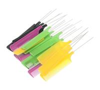 WRITWAA 20piezas Peine De De Rata Púa De Metal Peine De Raya Conveniente Para Separar El Cabello Unidades Herramienta Para Salón De Dientes Para Mujeres