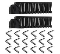 WRITWAA 20piezas Peine Plegable de Viaje para Hombres y Mujeres Cepillo de Bolsillo con Dientes de Cuentas Compacto para Bolso de Uso Diario