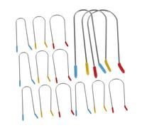 WRITWAA 24 Pinzas de Repuesto para Rizadores de Cabello, Clips de Rodillo de Acero Inoxidable para Salón y Uso en Casa, Herramientas Seguras que No Dañan el Cabello
